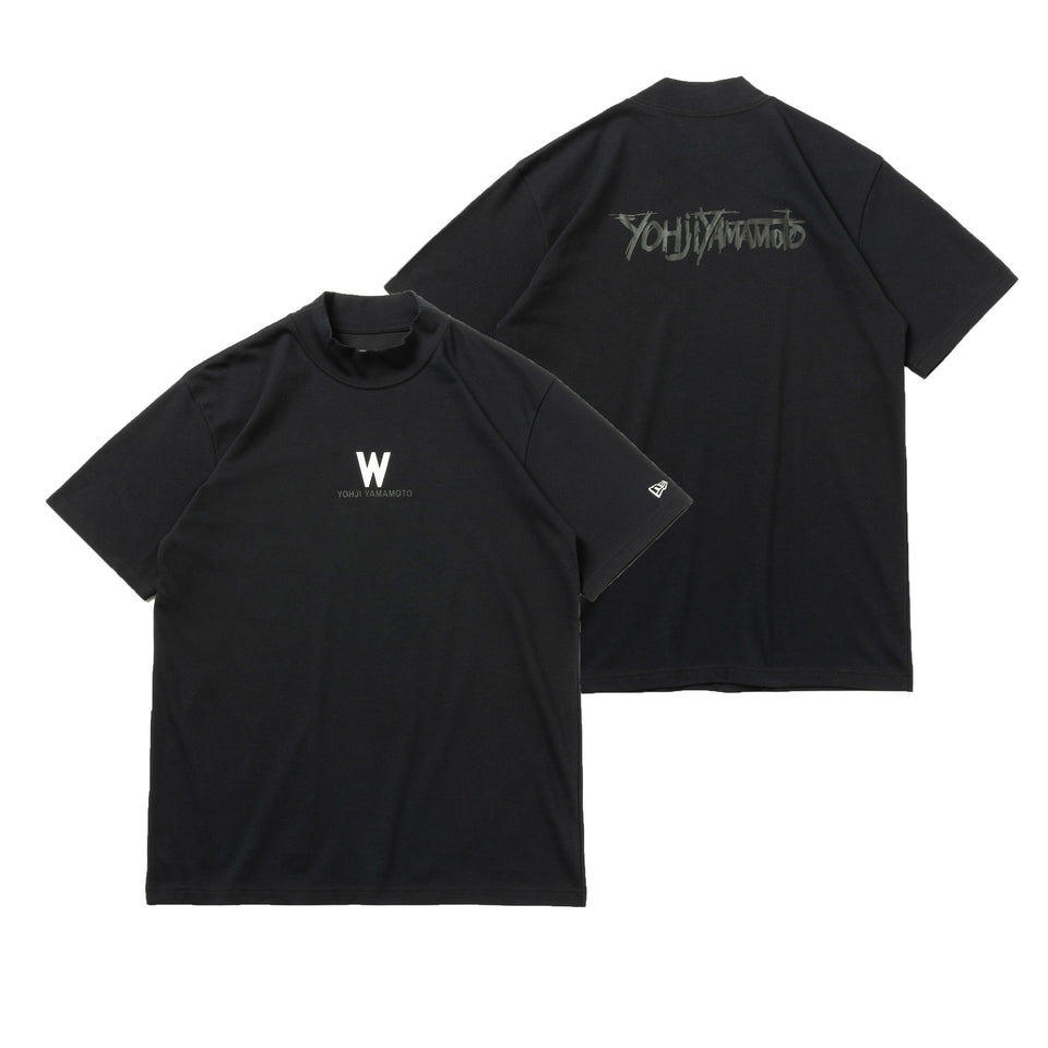【ゴルフ】 半袖 ミドルネック パフォーマンスTシャツ WILDSIDE YOHJI YAMAMOTO ブラック