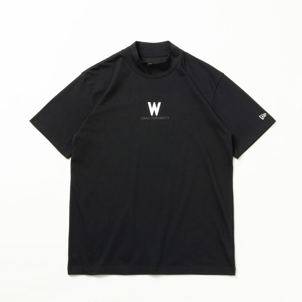 【ゴルフ】 半袖 ミドルネック パフォーマンスTシャツ WILDSIDE YOHJI YAMAMOTO ブラック