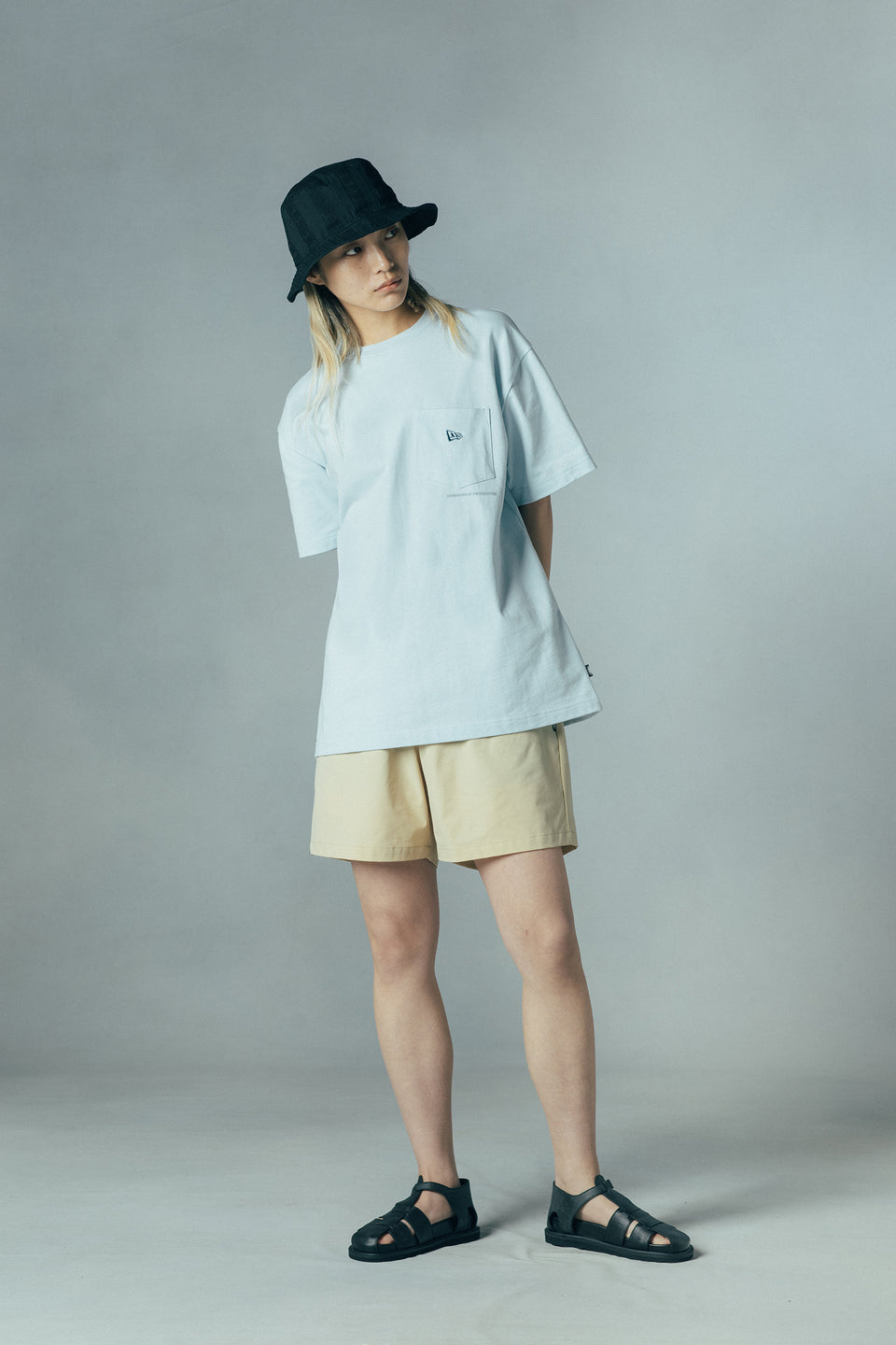 バケット01 NEW ERA BLACK LABEL ブラック