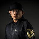 ウォームアップジャケット フラッグ ブラック × ゴールド 【 Performance Apparel 】