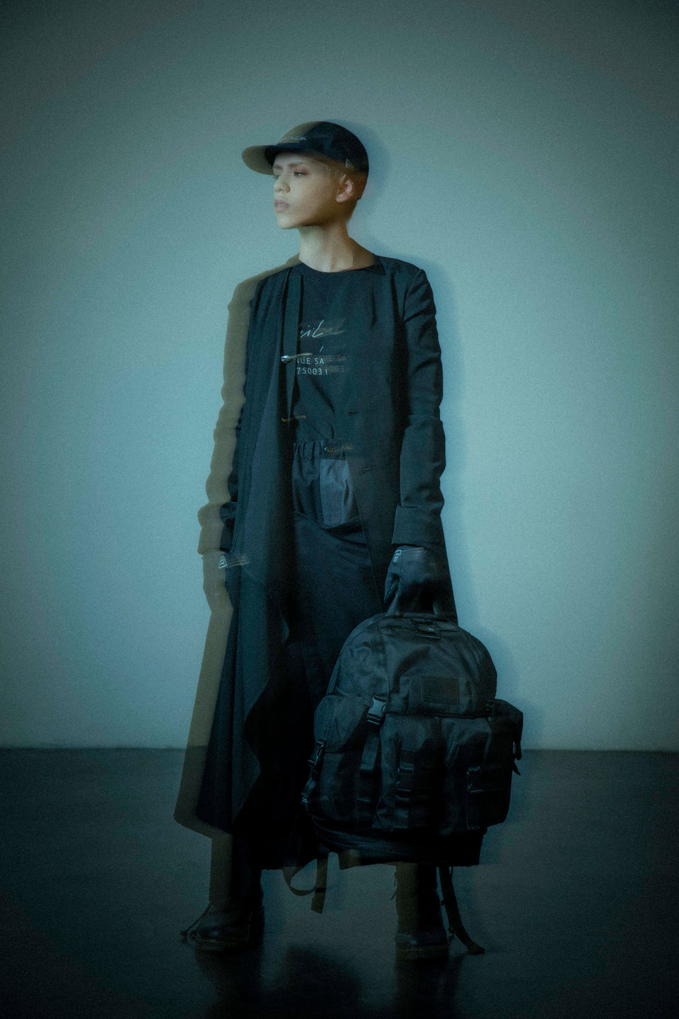 ユーティリティ 4ポケットパック 40L Yohji Yamamoto FW20 レザーパッチ ブラック