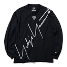 長袖 コットン Tシャツ 読売ジャイアンツ x Yohji Yamamoto ブラック レギュラーフィット
