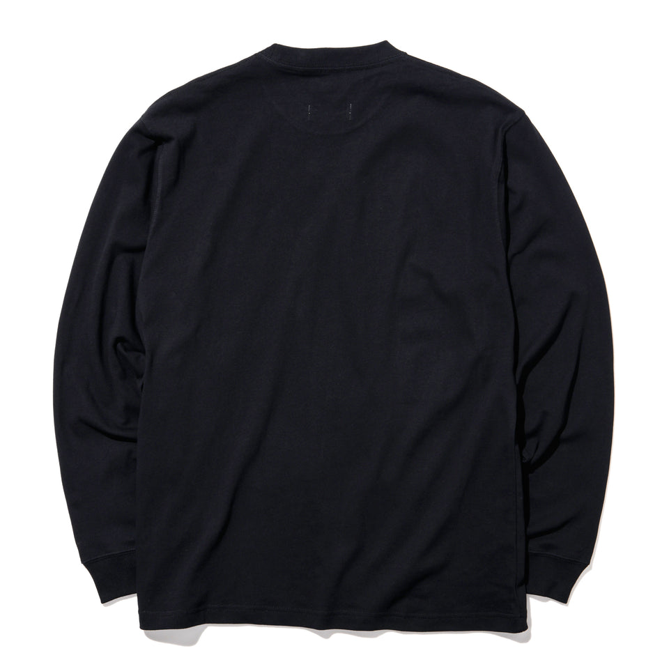 長袖 コットン Tシャツ 読売ジャイアンツ x Yohji Yamamoto ブラック レギュラーフィット